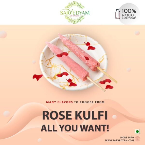 Rose Kulfi